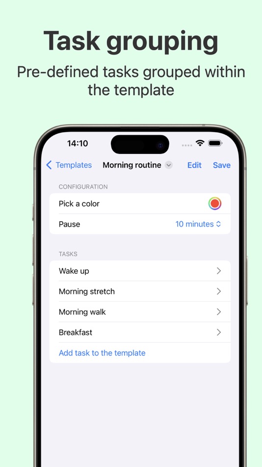 #6. Focus schedule: todo planner (iOS) Ved: Mist.lv