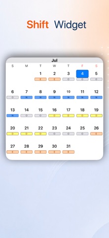Shift Work Calendar - ZAM Screenshot 5 of 6