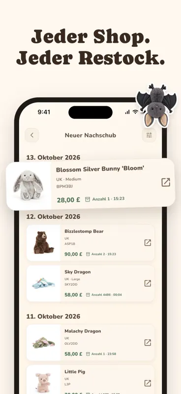 Jelly Tracker: Alarm & Sammeln screenshot 4 of 7