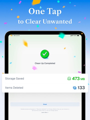 True Cleaner - Cleanup Storage iPad screenshot