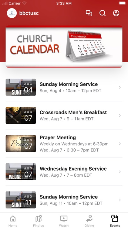 Bible Baptist Church TC screenshot-3