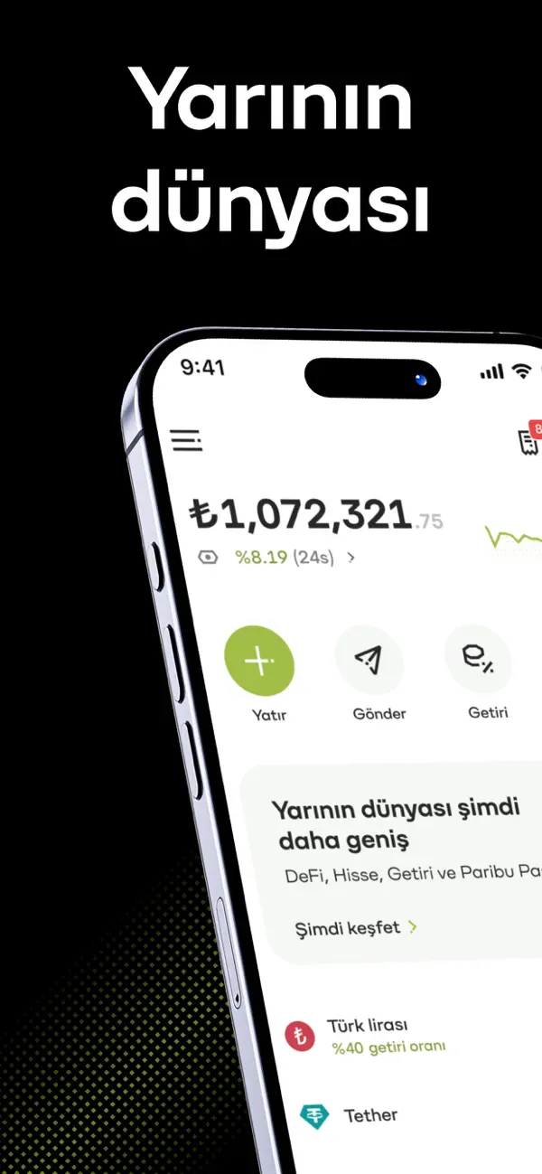 Screenshot #1 pour Paribu | Bitcoin - Kripto Para