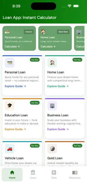 Loan App - Instant Loan Calc screenshot 1