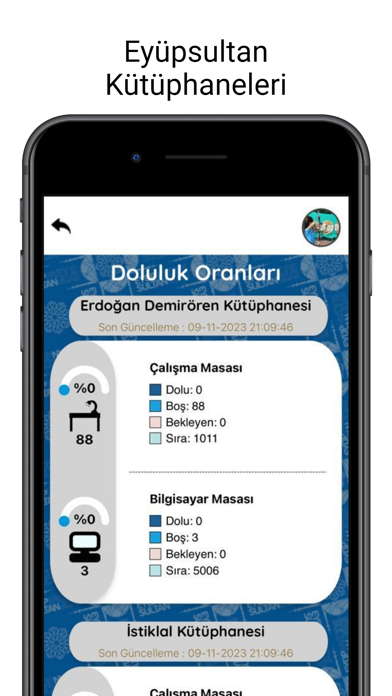 Eyüpsultan Kütüphaneleri Screenshot