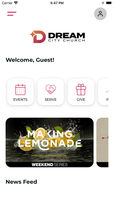 Dream City Church. Screenshot 2 - AppWisp.com