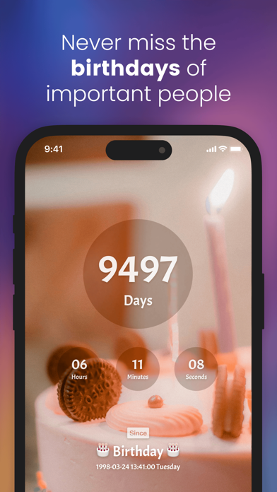 Countdown: Reminder & Widget Screenshot