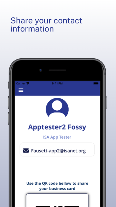 ISAnet Events Screenshot