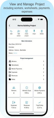 Workmant screenshot