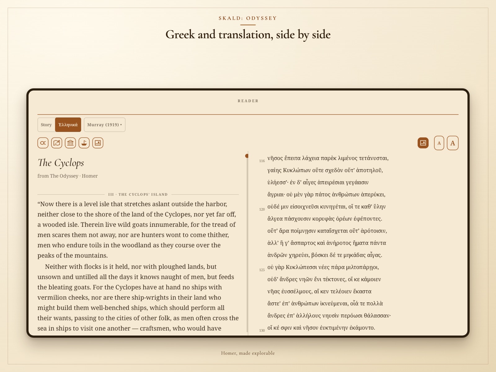 Skald: Odyssey ipad screenshot 1