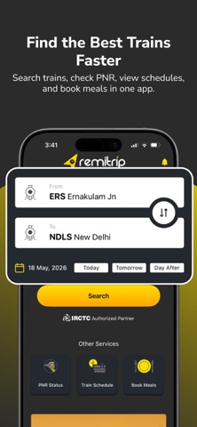 Remitrip: Train Ticket Booking iPhone screenshot