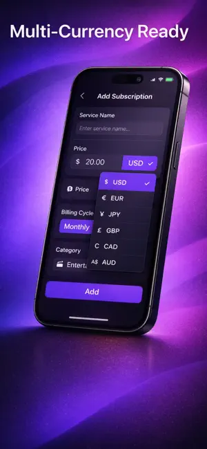 SubscHub: Track Subscriptions screenshot 4