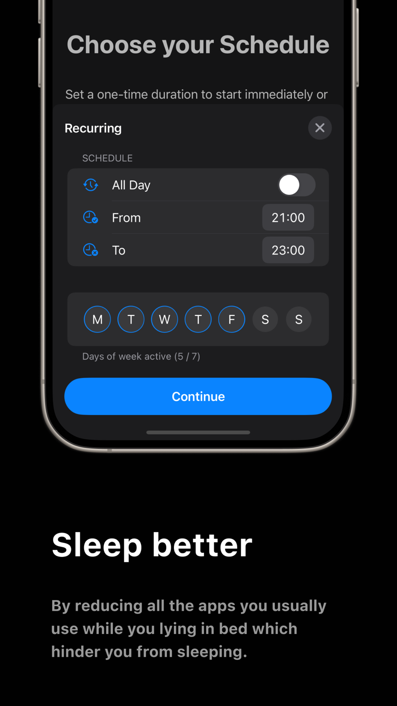 Otium: Block Apps Easily screenshot 3