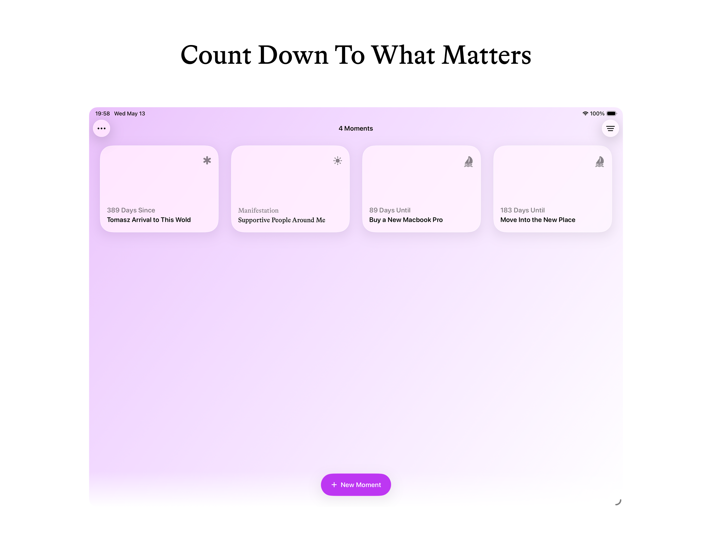 Moments - Day Counter screenshot 7