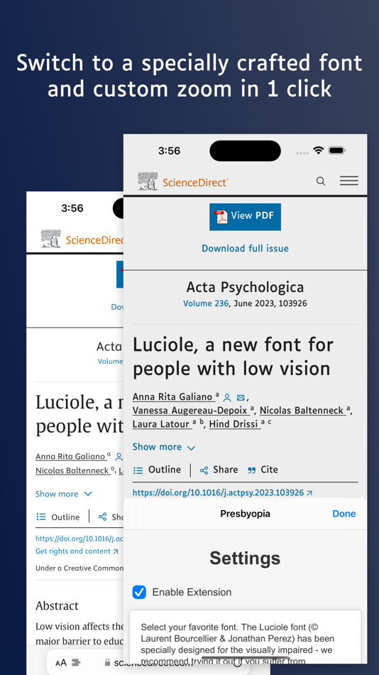 Presbyopia Font Zoom (macOS) 来自: Pierre Stanislas Presbyopia Font Zoom (macOS) 来自: Pierre Stanislas