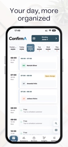 ConfirmA: Online Booking screenshot