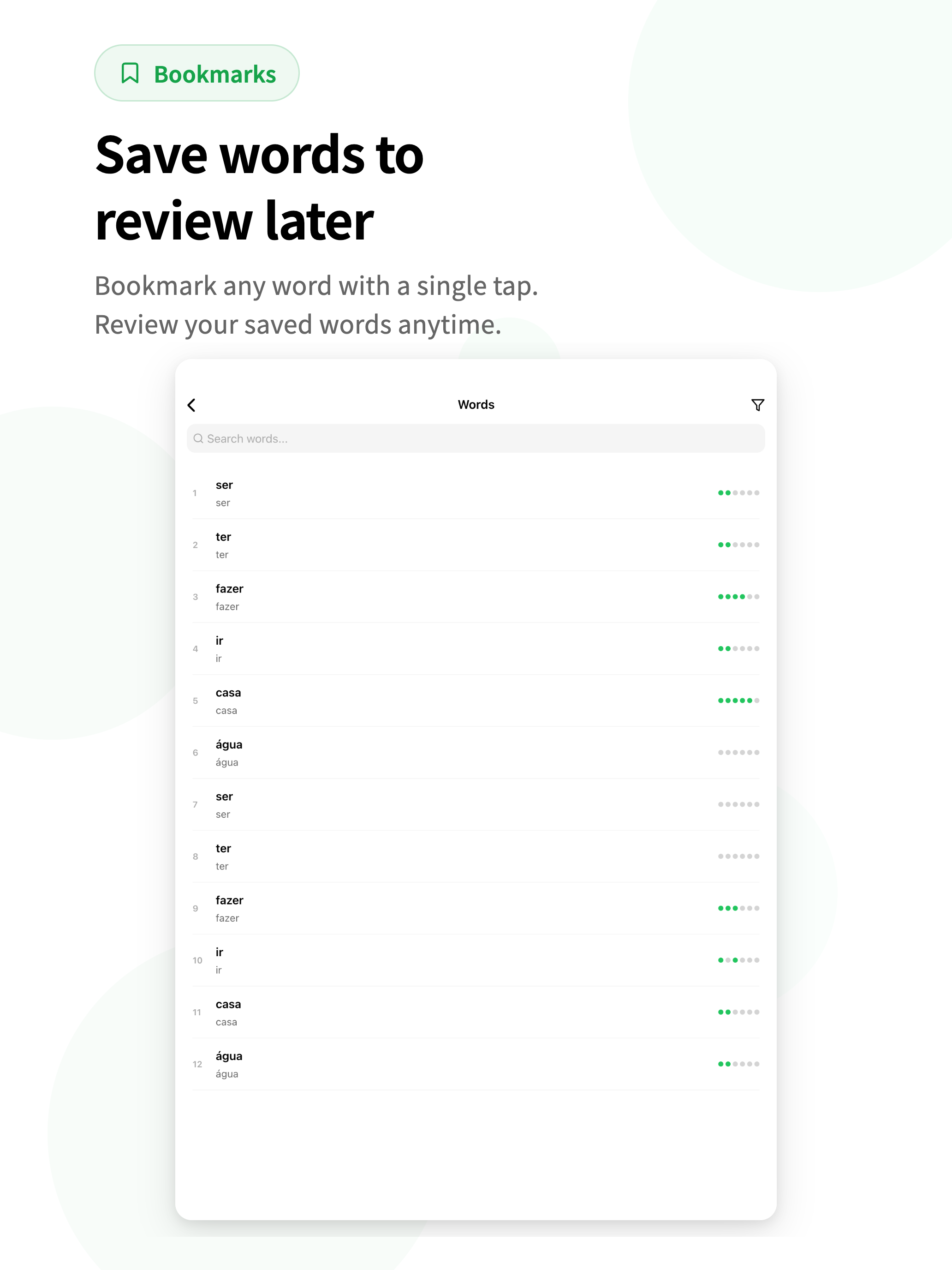 Learn Portuguese: 5500 Words screenshot 16