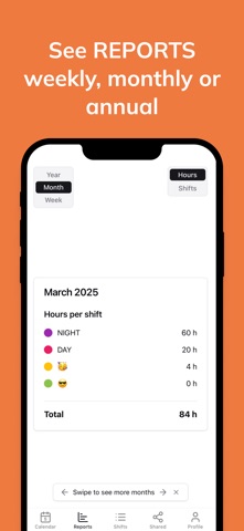 Shifts Calendar (Shifty) screenshot