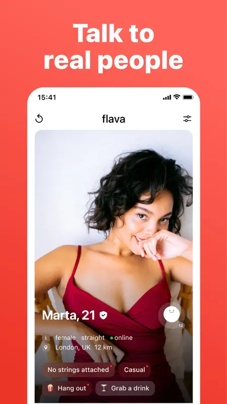 Flava: Casual Dating & Chat screenshot 2 of 5