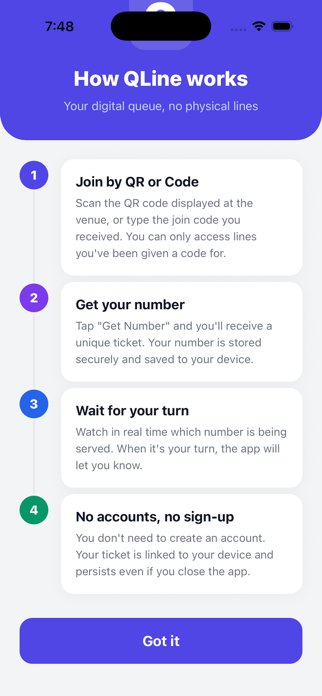 QLine – Smart Queue Screenshot 1 of 5