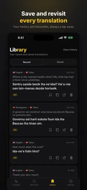 Tetun Translator Pro screenshot 4