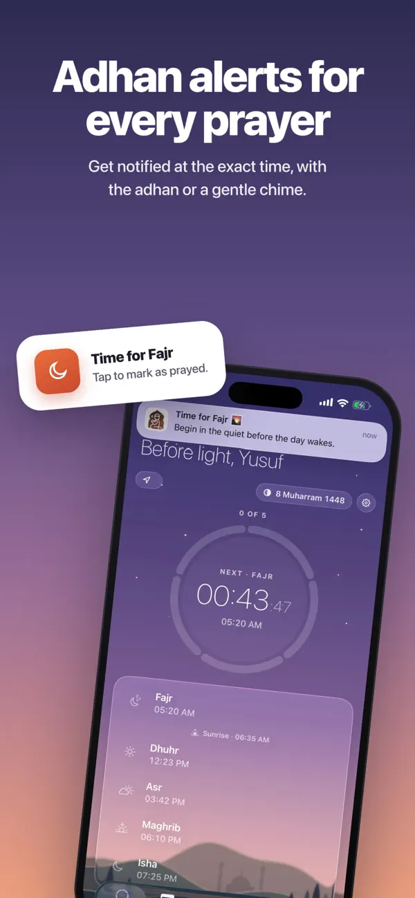Screenshot #2 pour Prayer Keeper: Athan & Qibla
