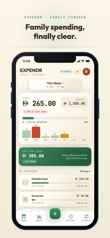 EXPENDR Family Expense Tracker Screenshot 1 of 4