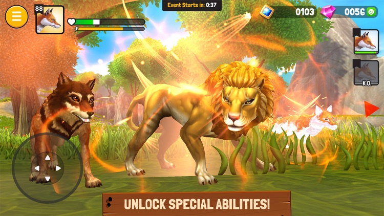 Animal Kingdoms: Wolf Sim MMO screenshot-4