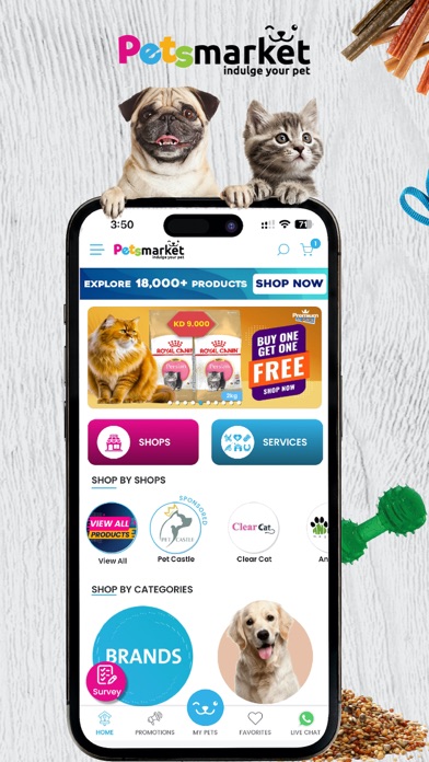 Petsmarket - indulge your pet Screenshot