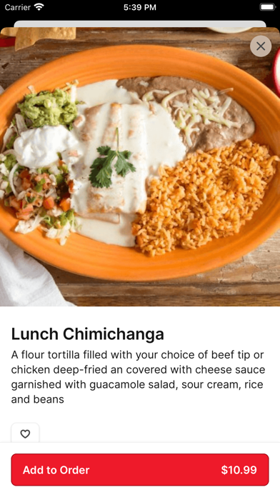 Los Compas Independence iPhone screenshot 3 - Food & Drink app