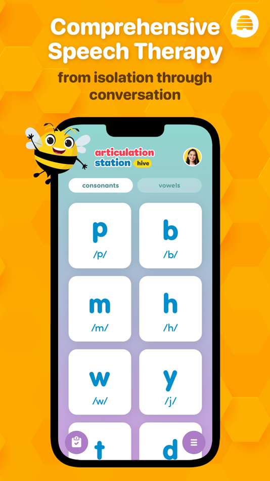 #1. Articulation Station Hive (iOS) 由: Little Bee Speech