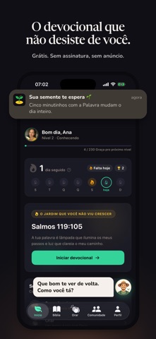 Semente - Devocional Diário Screenshot 1 of 7