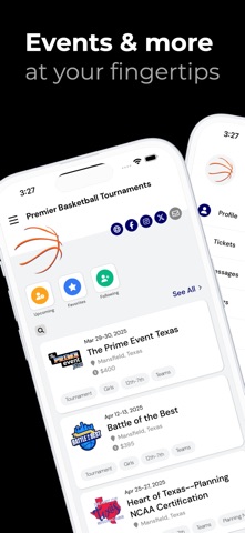 Premier Basketball Tournaments screenshot