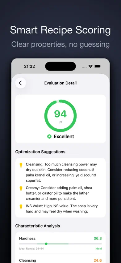 Soap Calculator - Lye & INS screenshot 2