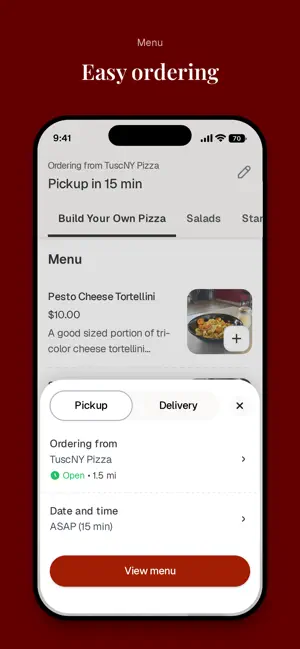 TuscNY Pizza screenshot 3