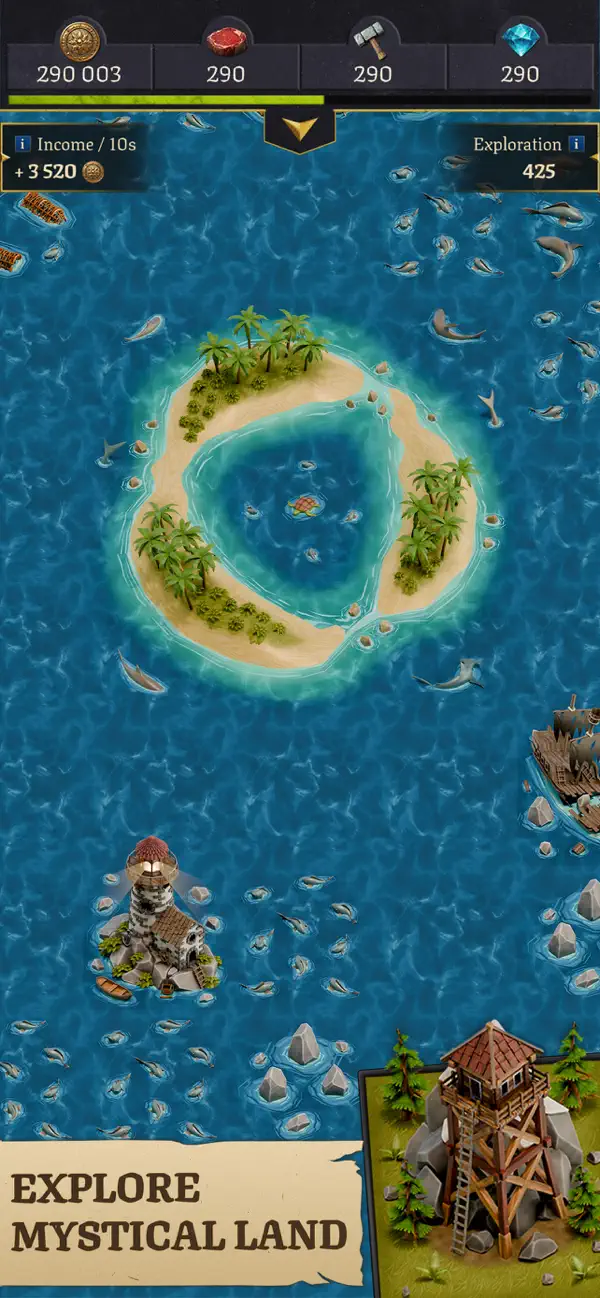 #5. Legacy of Kings: Idle Builder (iOS) By: POWERPLAY MANAGER, s.r.o.