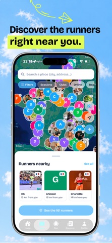 Runly: Running partners iPhone screenshot