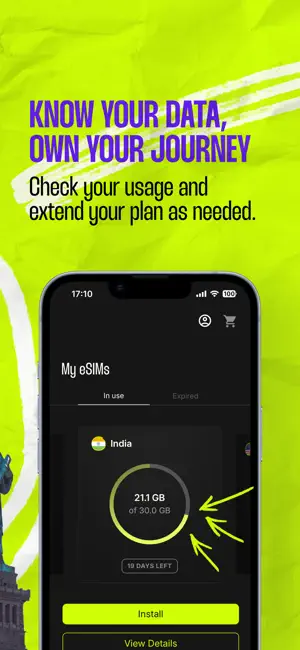 get eSIM travel screenshot 2