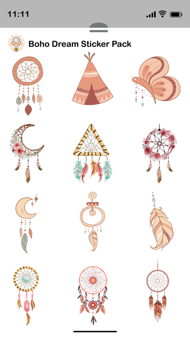 Boho Dream Sticker Pack Screenshot