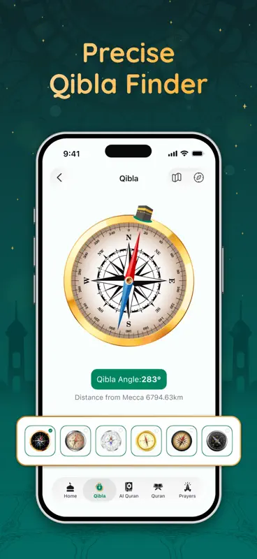 Quran Kareem: Azan & Qibla screenshot 3 of 7