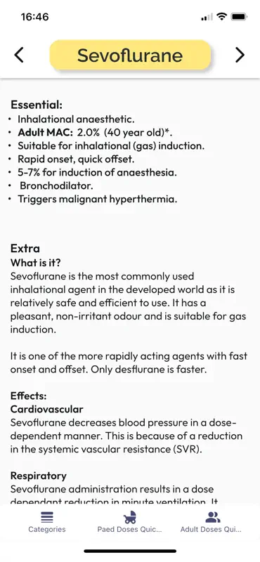 Common Anaesthetic Drugs screenshot 6 of 10