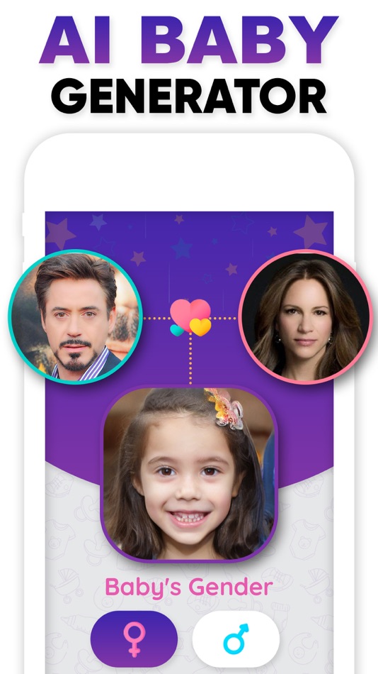 #1. AI Baby Maker - Face Generator (iOS) Podle: Hanja Devi