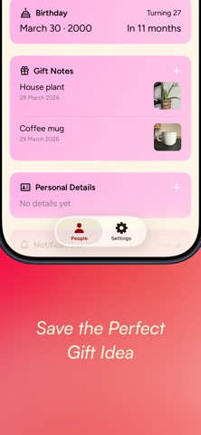 Presented - Birthday Reminders Screenshot 2 of 8