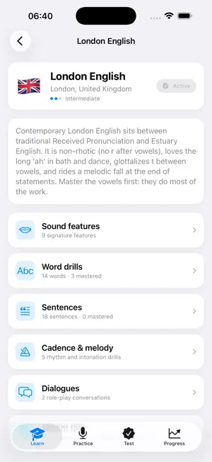 Accent Coach: Master Accents screenshot 2