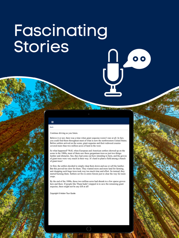 Sequoia National Park GPS Tour iPad screenshot 5 - Travel app