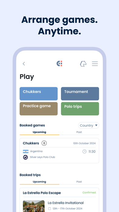 ChukkerApp iPhone screenshot 4 - Sports app