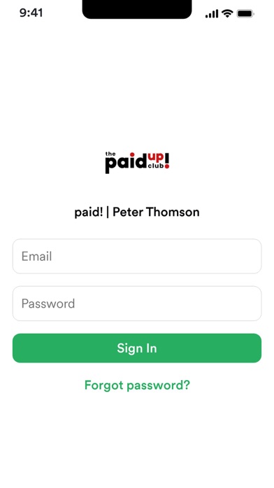 The Paid Up Club Screenshot
