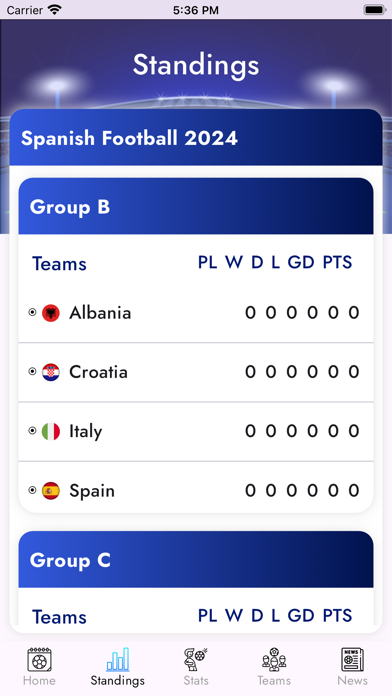 Football League Of Spanish Screenshot