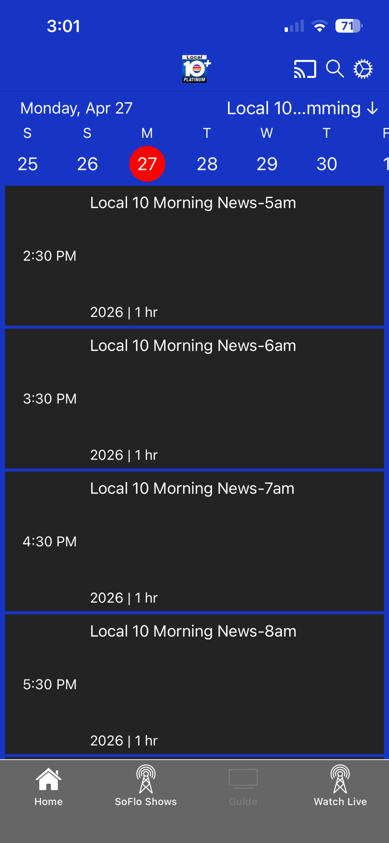 Local 10 + Platinum screenshot 4