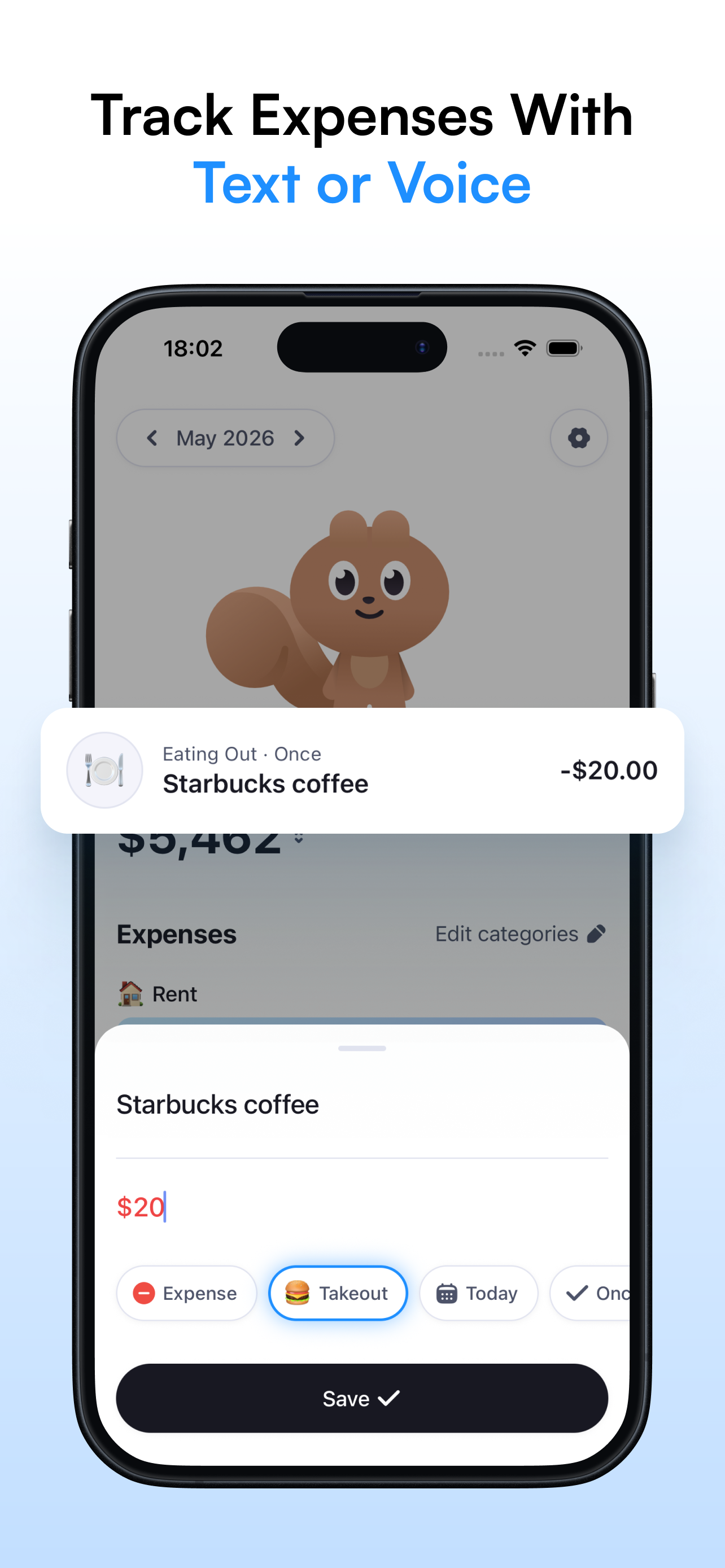 Squirrlo - Budget Planner
