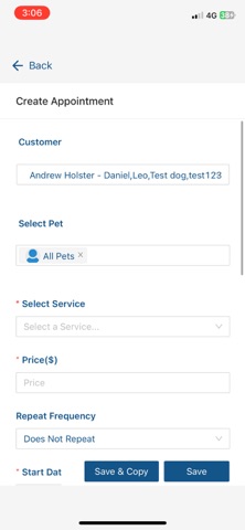 The Pet Sitting Co iPhone screenshot